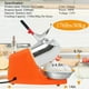 thumbnail image 3 of Máquina de afeitar de hielo eléctrica de 110 V, doble cuchillas de acero inoxidable con una sola cubierta eléctrica de cono de nieve (176 lbs/65 kg por hora, 2000 rpm, 3 of 5