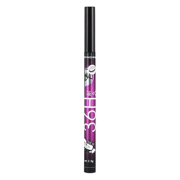 Lápiz delineador de ojos de precisión de punta fina de larga duración, herramientas cosméticas, 2,5 g Púrpura