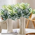 thumbnail image 7 of AYktou 2 Pcs Artificial Plants Leaves Greenery Plants, 13.8 Inch Sprawling Plants Leaves Gradient Color Texture Faux Plants Bouquet Fillers for Vase Floral Arrangement Table Centerpiece Home Decor, 7 of 7
