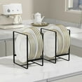 thumbnail image 2 of Large/Small Kitchen Dish Rack Dish Drain Rack Dinner Plate Cutlery Organizer Storage Plate Chopstick Rack Kitchen Utensils, 2 of 9