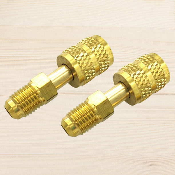 Adaptador De Ca R410A Adaptador de CA para refrigerante 5/16 SAE, acoplador rápido para sistema de válvula R410 R32 R22, 2 uds.