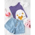thumbnail image 3 of Cute Doodle Ghost W Heart T-Shirt Toddler -Image by Shutterstock,  2 Toddler, 3 of 4