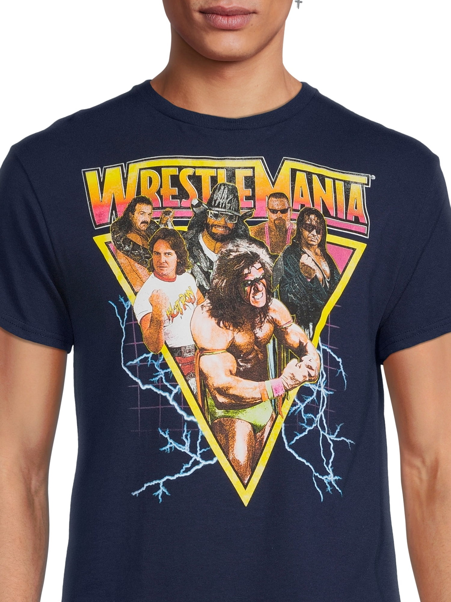 WWE Men's & Big Mens Wrestlemania Graphic Tee Shirts, 2-Pack, Sizes S-5XL