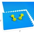 thumbnail image 4 of Puzzle Exercise Mat with EVA Foam Interlocking Tiles for MMA Exercise Gymnastics and Home Gym Protective Flooring Thick Square Feet, 4 of 5