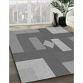 thumbnail image 2 of Ahgly Company Indoor Square Patterned Ash Gray Area Rugs, 3' Square, 2 of 6