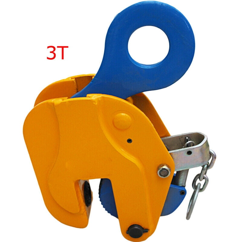 INTSUPERMAI 1 pc 6614lbs Vertical Plate Lifting Clamp with Lock Hoist