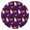 Halloween-436, variant on High-Quality Halloween Tablecloth with Elastic Hem 34x34 Inch Square - Stretch Fit Design with Spooky Seasonal Patterns for Table Protection