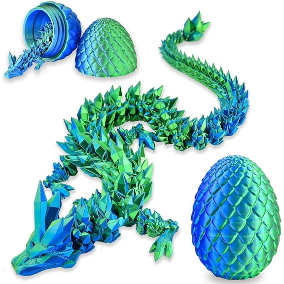 3D Printed Dragon Egg Crystal Dragon Fidget Toys
