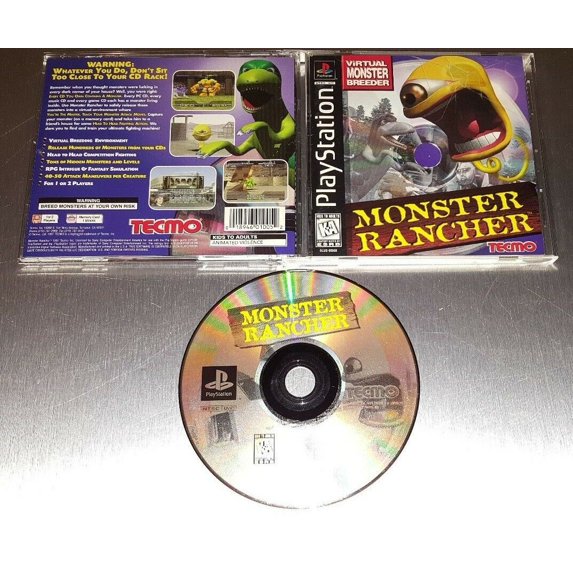 Pre-Owned Monster Rancher - Complete in Box, Black Label - PS1 Playstation 1 PSX