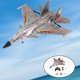 thumbnail image 4 of RC, 3 canales, RC, planeador de telemando 2,4G, planeador de espuma de ala fija, de juguete para principiantes, y Gris Baoblaze Avión RC, 4 of 8