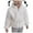 style-02 White, variant on Kogui Girls Fleece Jacket Hood Girls Fleece Jacket Full Zip Up Soft Polar Fleece Jacket Outerwear Coat with Pockets Warm Winter Outwear Size 12-13 (Pink,12-13 Years)