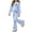 Blue, variant on Cethrio Girls Outfit Sets, Fashion Graphic Micro‑fleece Lined Long Sleeve Girls' Clothing Sets Size 10-12 Gray