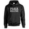 Black Lives Matter - Unisex Pullover Hoodie (Black, Small)