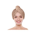 thumbnail image 3 of Harhinhe Paquete de 3 toallas de microfibra para el cabello absorbentes, turbante para el cabello de secado rápido, suaves, sin encrespamiento, toallas para envolver el cabello, 3 of 5