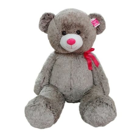 Way To Celebrate Valentine's Day Giant Teddy Bear Plush, Brown