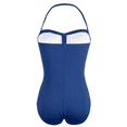 thumbnail image 5 of Hilor Women's Strapless One Piece Swimsuit Bandeau Bathing Suits Sexy Slimming Swimwear, 5 of 7
