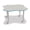 Gray/Coastal Blue, variant on Four Leaf Activity Table, E-height - Freckled Gray/Key Lime/Gray
