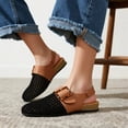 thumbnail image 2 of COM STAR Women Closed-Toe Comfort Sandals Clogs for Women Breathable Perforated Walking Shoes with Adjustable Strap and Buckle for Casual Walking, 2 of 8