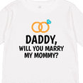 thumbnail image 4 of Inktastic Daddy Will You Marry My Mommy with Rings for Proposal Boys or Girls Long Sleeve Toddler T-Shirt, 4 of 5