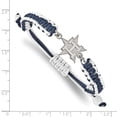 thumbnail image 2 of Women's Houston Astros Stainless Steel Adjustable Cord Bracelet, 2 of 2