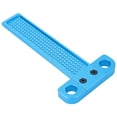 thumbnail image 3 of Woodworking Scriber Ruler T Type Aluminum Alloy Hole Gauge Carpenter Marking Tool (Style B), 3 of 10