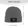 thumbnail image 3 of ZICANCN Taurus Star Sign Horoscope Knit Beanie Hat, Winter Cap Soft Warm Classic Hats for Men Women, Deep Heather, 3 of 8
