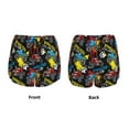 thumbnail image 4 of Disketp Monster Car Print Women's Shorts Workout Shorts for Athletic Gym Running Shorts with Phone Pockets XX-Large, 4 of 8