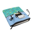 thumbnail image 3 of HELLHERO Cat Fishing Scene Polyester Fabric Zipper Pouch for Librarian Book Lovers Gift for Journals Planners Books Pocket, 3 of 8