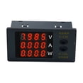 thumbnail image 2 of DC 0-100V 10A 1000W 3-in- Electricity Meter Digital Ammeter Voltmeter Power, 2 of 8