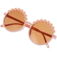thumbnail image 1 of OULII 1 Pair Child Sunglasses Pink Flower Shape Pc Ac Uv Protection For Beach And Sunbathing, 1 of 6