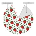 thumbnail image 2 of Sikiie Strawberry 30-48 inches {designName} Print Christmas Tree Skirt Snowman Xmas Tree Skirt with Edge Christmas Decorations for Holiday Party48", 2 of 7