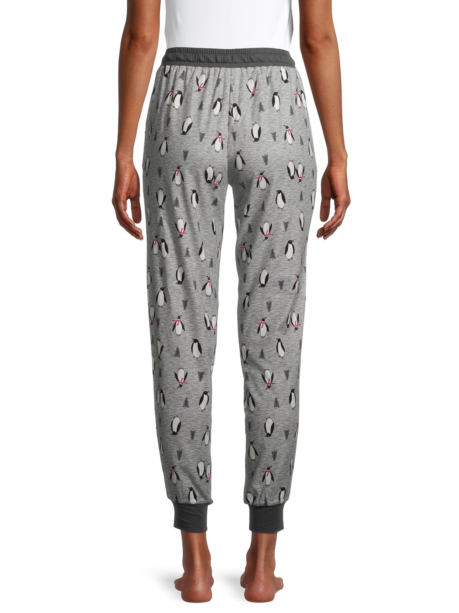 Secret Treasures Women's Penguin Flannel Joggers