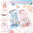 thumbnail image 5 of Caltero 150PCS Gender Reveal Plates and Napkins, Elephant Boy or Girl Gender Reveal Party Supplies, Decorations (Serves 50), 5 of 9