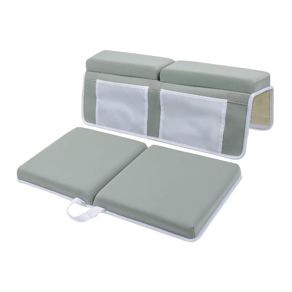 Almohadilla para codos y rodillas para baño, almohadilla para rodillas para baño de bebé, antideslizante, para apoyo de rodillas y brazos, extra