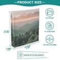 thumbnail image 3 of FORMRS 3 Ring Binder 1.5 inch with Pockets Set of 2 Clip Board 200 Sheets Capacity, Mountains at Dawn, 3 of 8