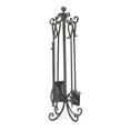 thumbnail image 1 of Crest Fireplace Tool Set with Scroll Design and Stand, 1 of 1