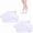 White, variant on 2 Pairs Moisturizing Socks, Reusable Cotton Moisture Enhancing Soft Spa Absorbing Lotion Socks for Women and Men(Gray)