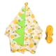 thumbnail image 1 of Ropa de Conejo Conjunto de Correa y Arnés Poliéster Suave Patrón de Piña Amarilla Cálida Arnés de Disfraz de Conejo Ajustable M Piña Amarilla, 1 of 5