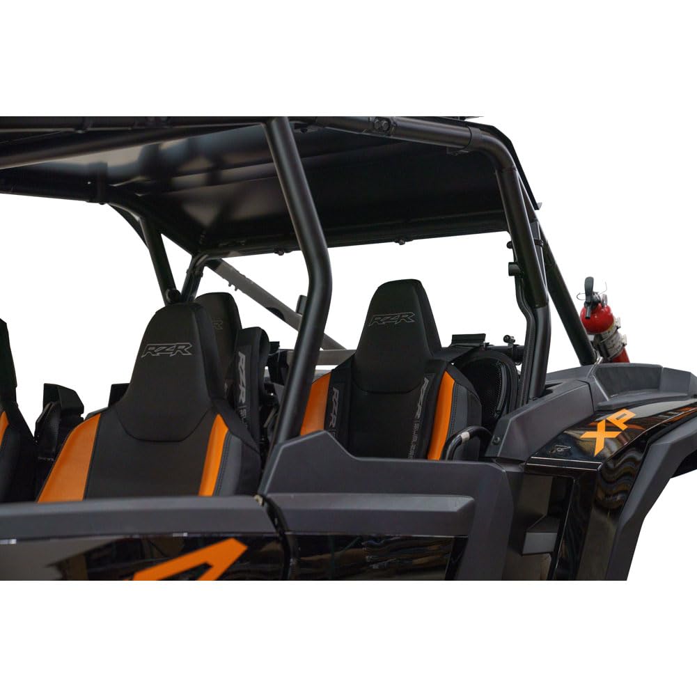 Tusk UTV Polycarb Rear Window Clear - Scratch Resistant - With Speaker Cut Outs For Polaris RZR XP 1000 Premium 2024