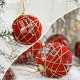 thumbnail image 6 of ZZkhGO Shatterproof Christmas Balls Ornaments, 6Pcs Multicolor Tree Hanging Decorations, Plastic Holiday Ornament Set for Xmas Tree Party Wedding, 6 of 7