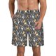 thumbnail image 1 of Fotbe Bulldog Print Trajes de Baño Estampados para Hombre, Shorts de Verano de Secado Rápido, Ropa de Playa, Bañadores-3X-Large, 1 of 6