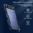 thumbnail image 4 of 3-in-1 Entronix Bundle for iPhone 17 Air. Heavy Duty Phone Case, 1 Screen Protector, Navy, 4 of 8