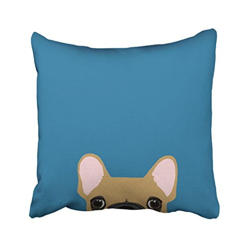 Colorful Cute Geometrical Animal Gifts Colorful Bulldog Cute Dog's Head Artistic Geometric Polygona Throw Pillow Multicolor 18x18