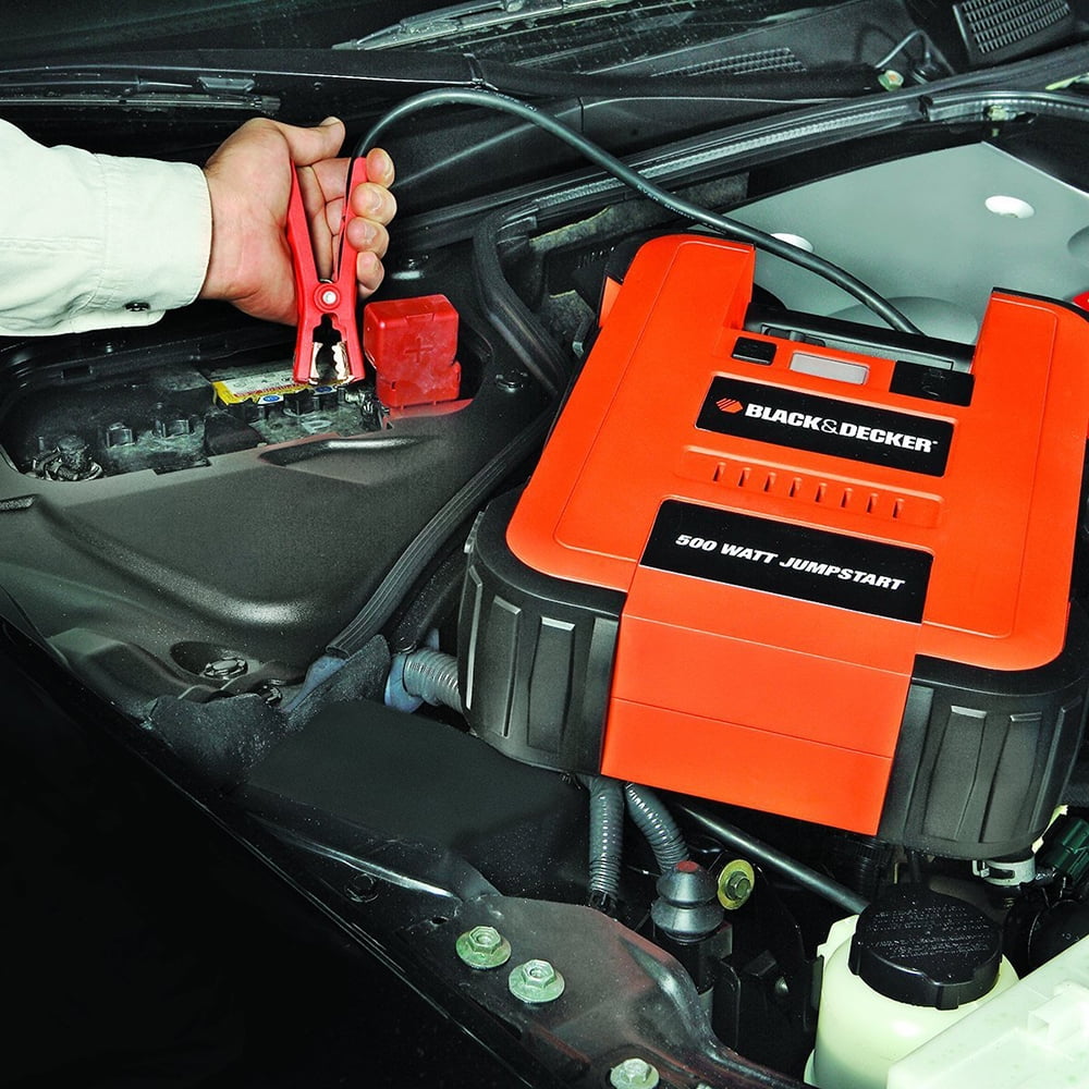 Black & Decker 500-Amp Jumpstart with Inflator