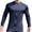 Navy, variant on Men's Light Jacket Full Zip Sun Protection Long Sleeve Sun Shirts UV Fishing Hiking Athletic Running Black L(L)