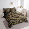 thumbnail image 3 of Castle Fairy Teens Female Men Camouflage Bedding Comforter Set,Geometric King Bedding Sets, 3 of 8