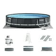 thumbnail image 1 of Intex Ultra Frame Piscine hors Terre Ronde pour l'Extérieur 26 Pieds x 52 Pouces Ensemble, 1 of 10