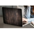 thumbnail image 4 of KSK KAISHEK Compatible Old MacBook Air 13" Case 2017 - 2010 Release Model A1369 & A1466, Plastic Hard Shell + Black Keyboard Cover, Wood grain 92, 4 of 5