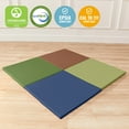 thumbnail image 6 of ECR4Kids SoftZone Play Patch Activity Mat Squares, Modular Playmat, Earthtone, 4-Pack, 6 of 9