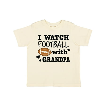 

Inktastic I Watch Football with My Grandpa Gift Toddler Boy Girl T-Shirt